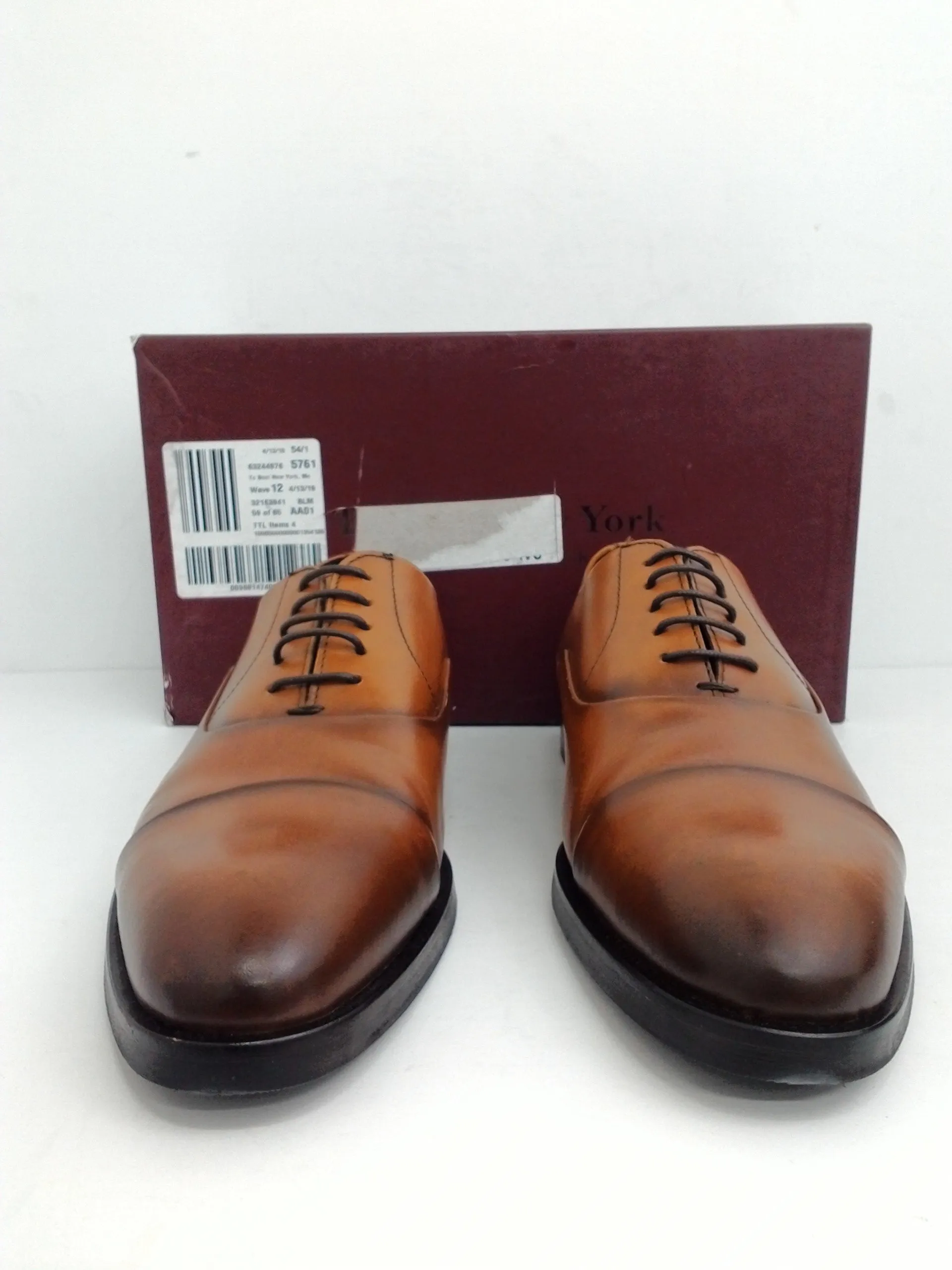 To Boot New York Adam Derrick Men's Hudson Vitello Cuoio Leather Oxfords Size 10 M -> To Boot New York Men's Hudson Vitello Cuoi