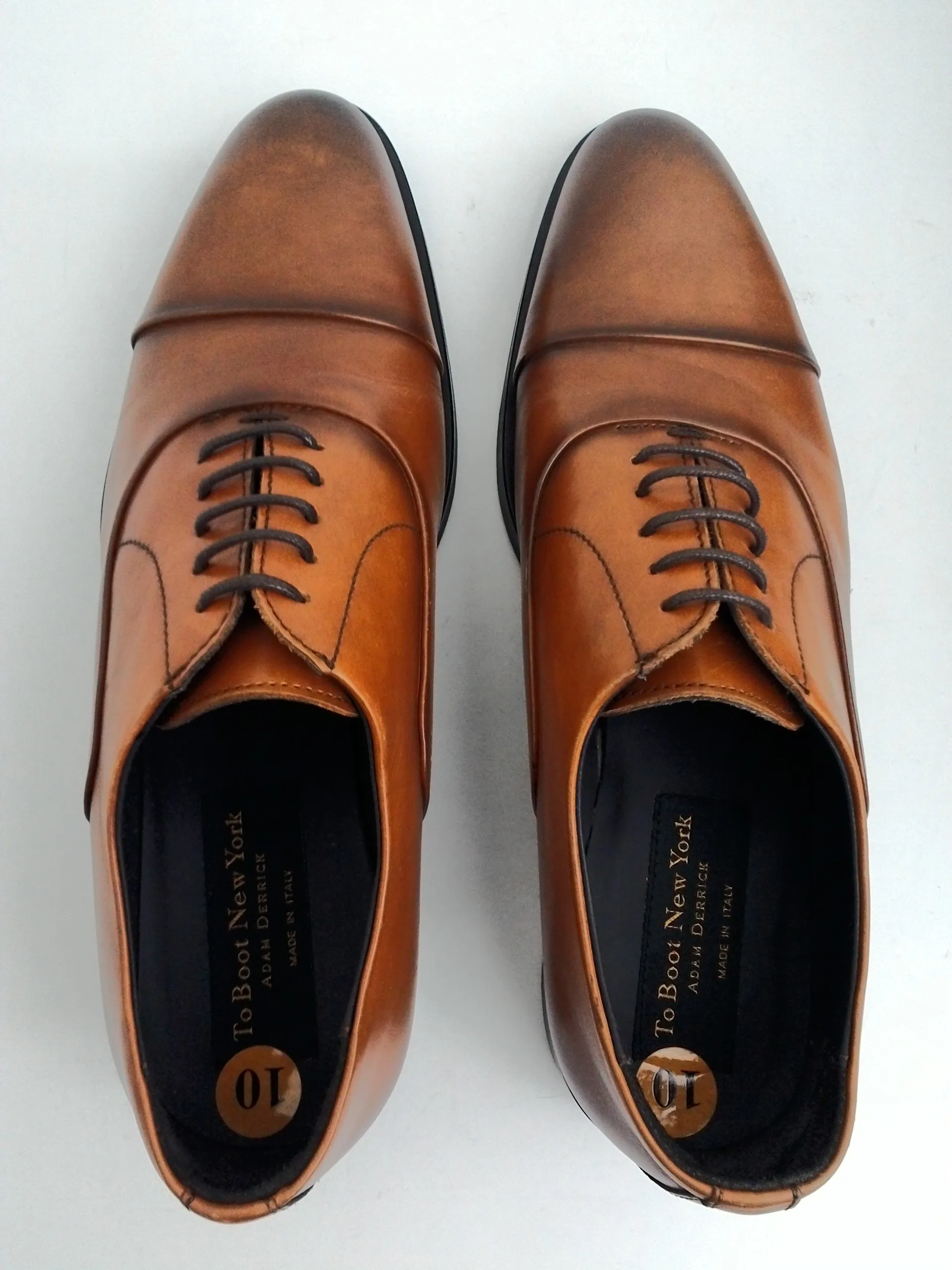 To Boot New York Adam Derrick Men's Hudson Vitello Cuoio Leather Oxfords Size 10 M -> To Boot New York Men's Hudson Vitello Cuoi