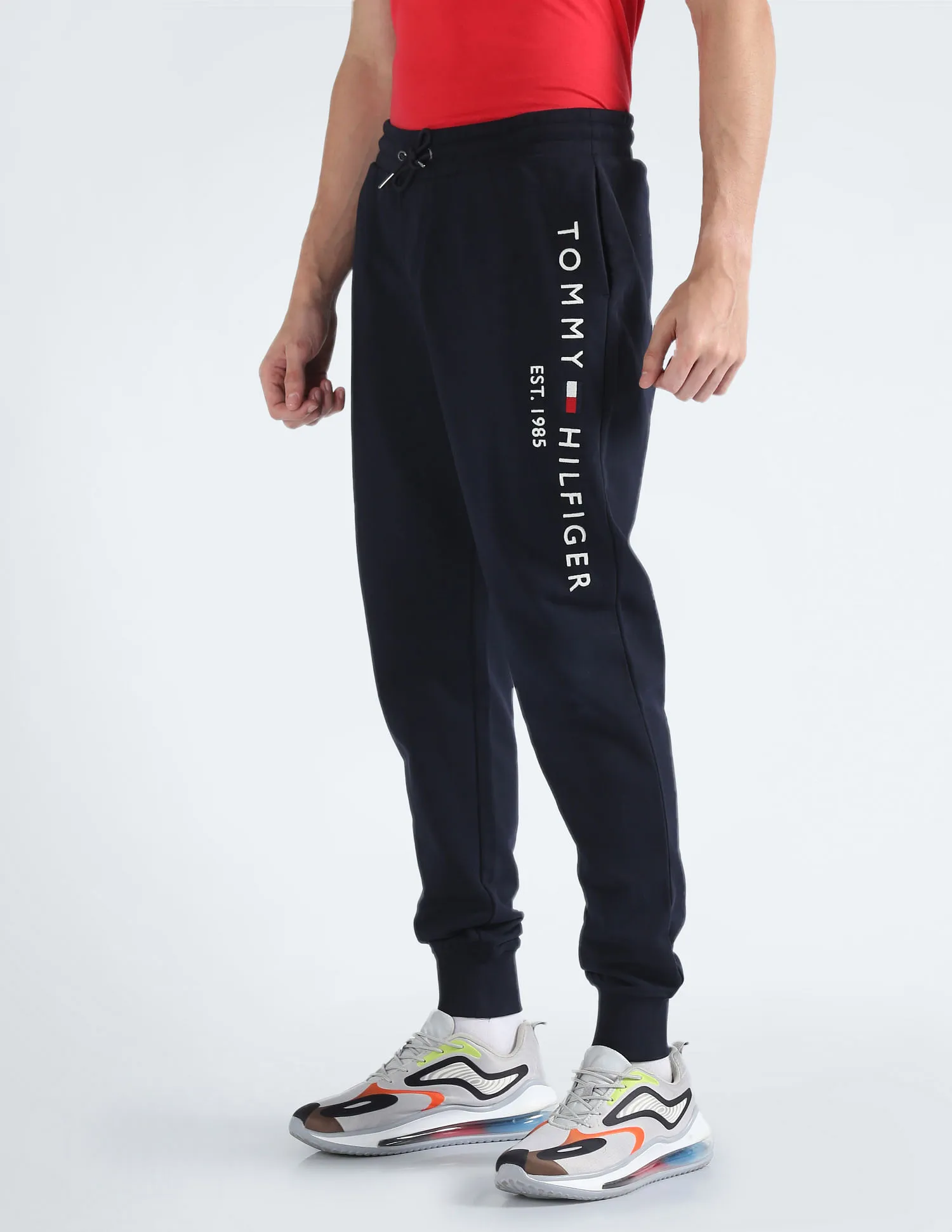 Tommy Hilfiger Embroidered Logo Transitional Cotton Joggers