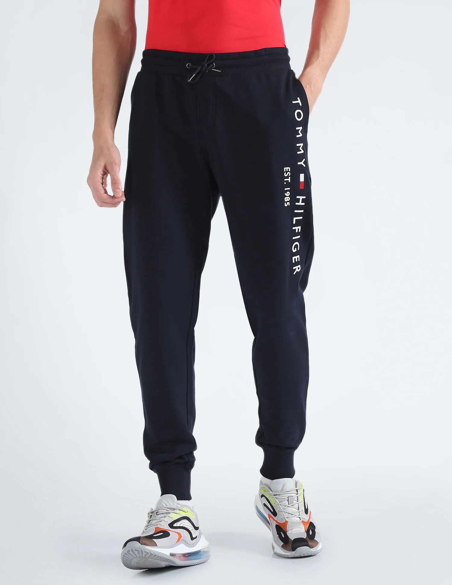 Tommy Hilfiger Embroidered Logo Transitional Cotton Joggers