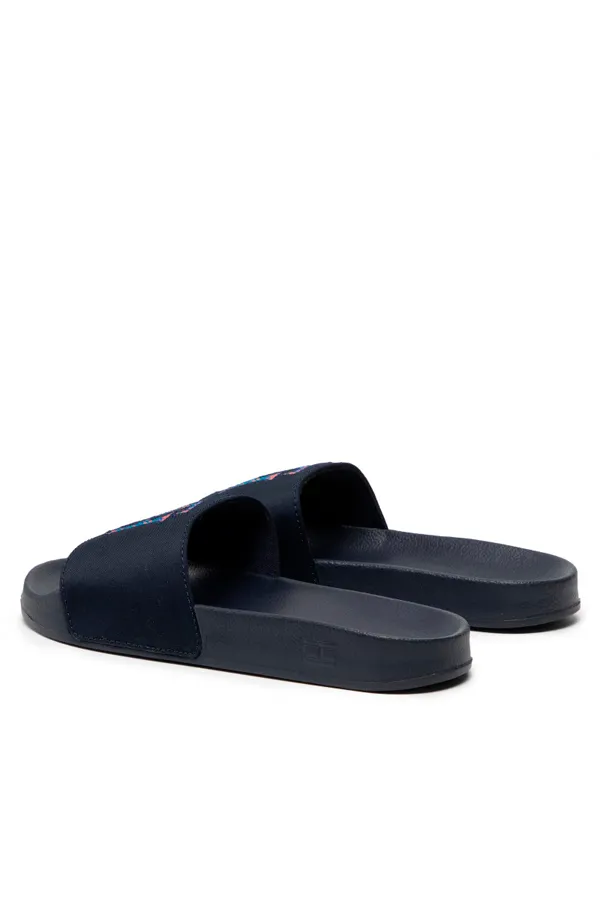 Tommy Hilfiger Navy Women's TH Logo Slides