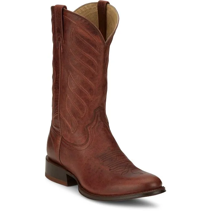 Tony Lama Men's Lenado Cognac Goat Cowboy Boot