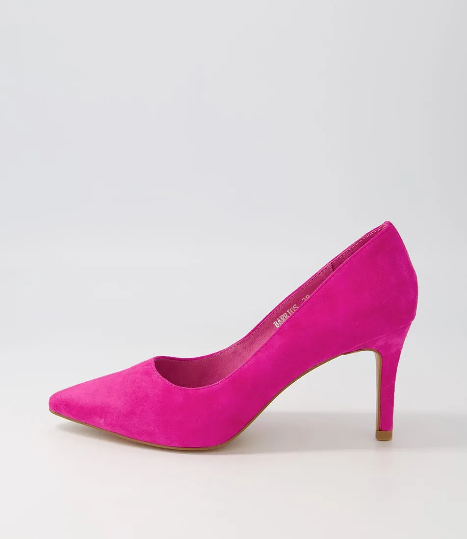 TOP END Barrios New Fuchsia Suede Pump Heels