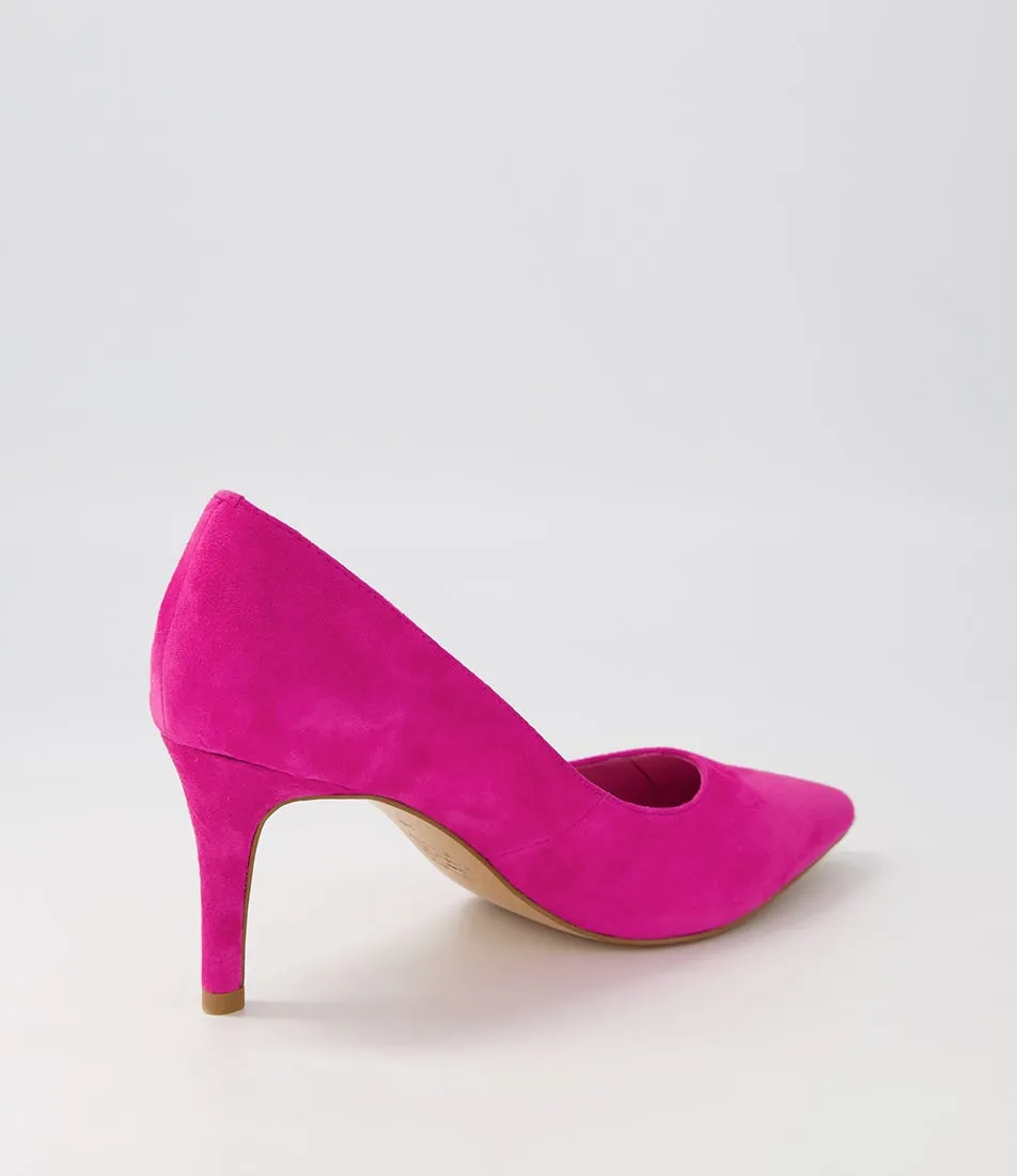 TOP END Barrios New Fuchsia Suede Pump Heels