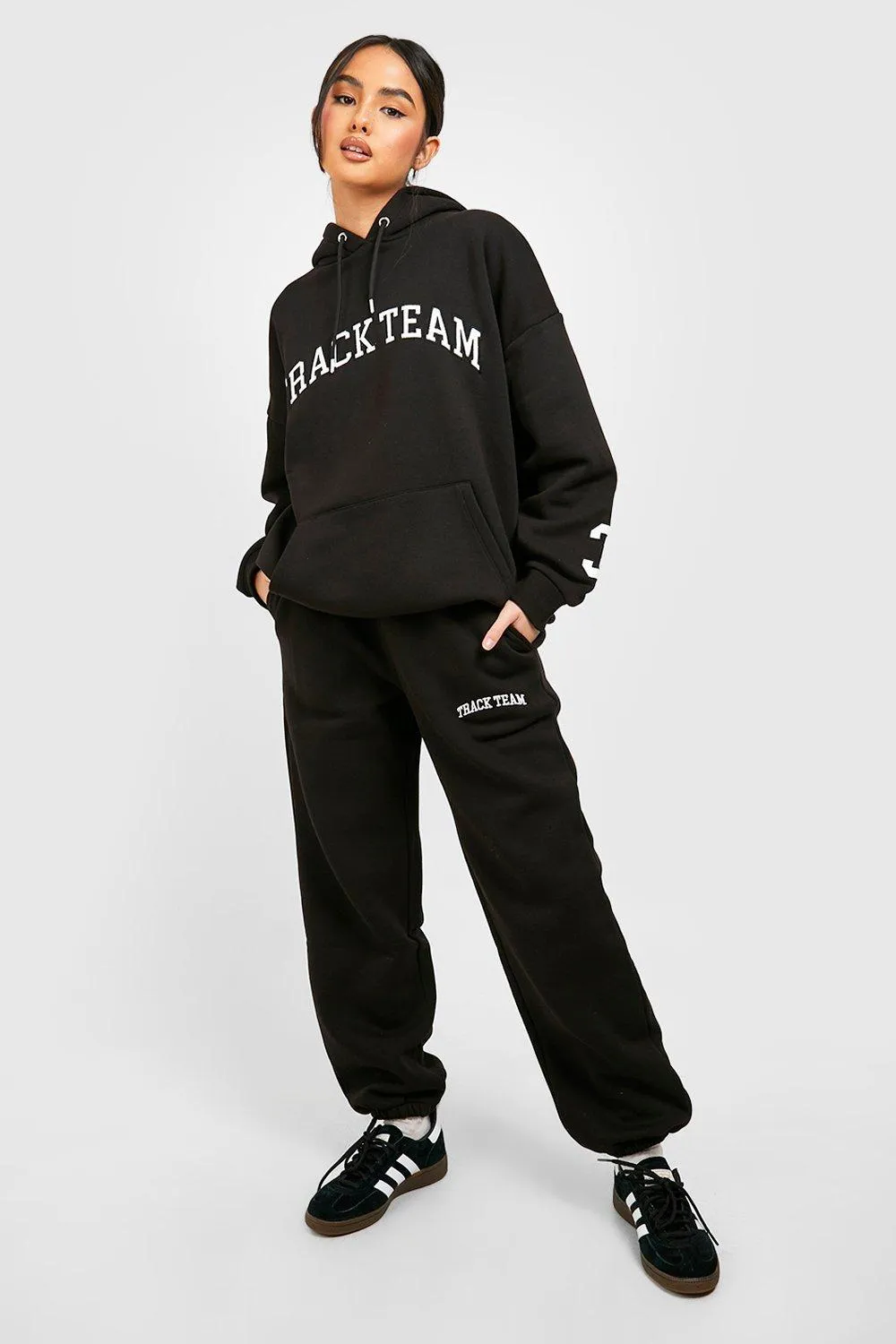 Track Team Applique Hooded Tracksuit