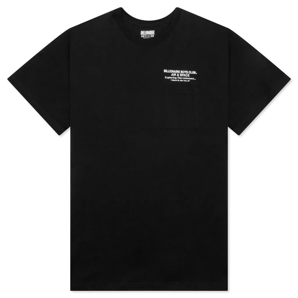 Twilight Zone Short Sleeve Knit in Black