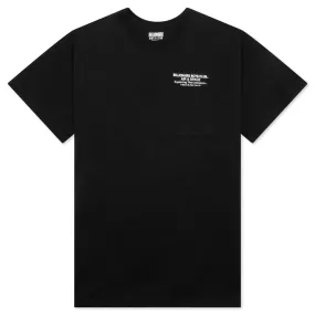 Twilight Zone Short Sleeve Knit in Black