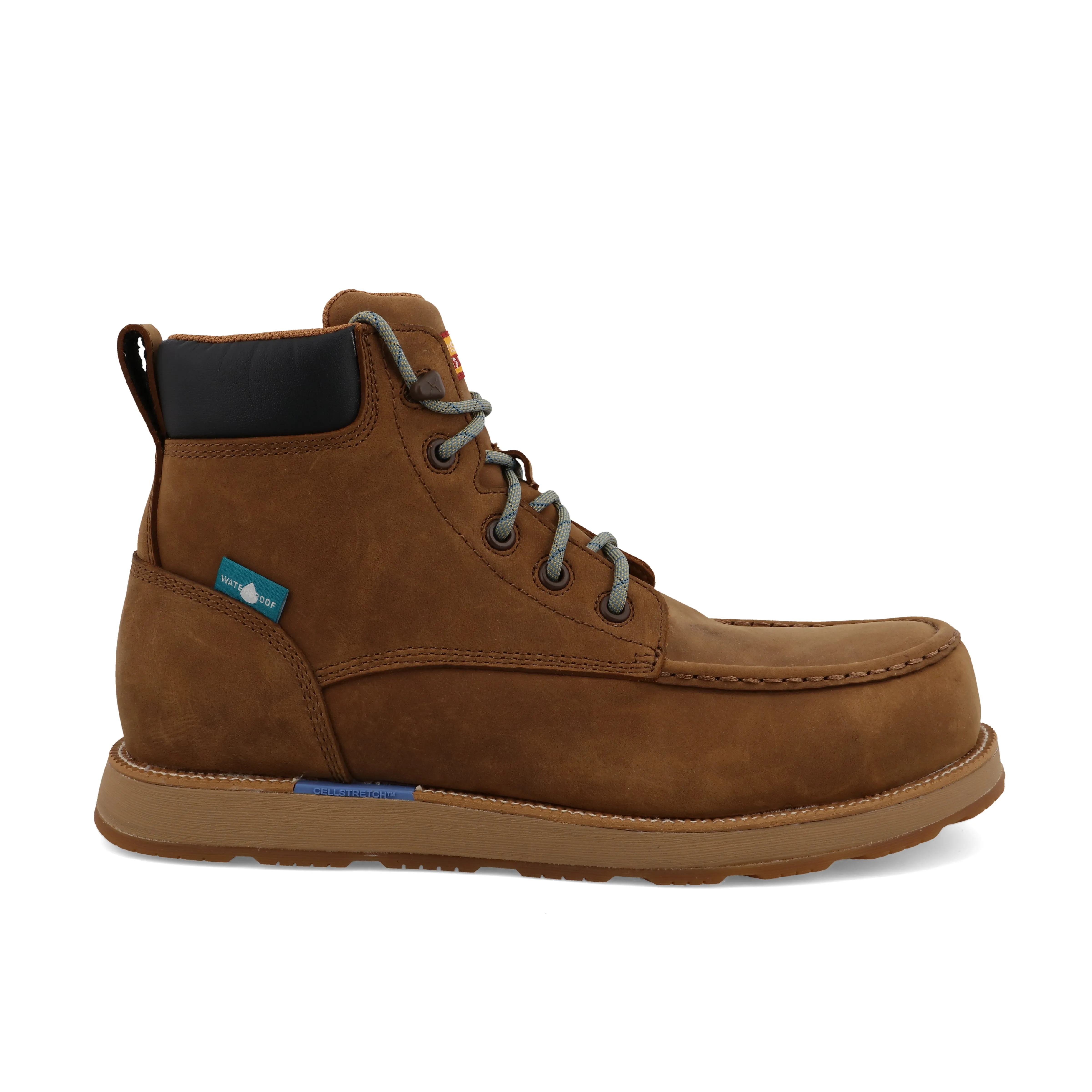 Twisted X Men's 6 Lion Tan Cellstretch Wedge Sole Boot