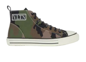 Valentino Camouflage High Top Trainers