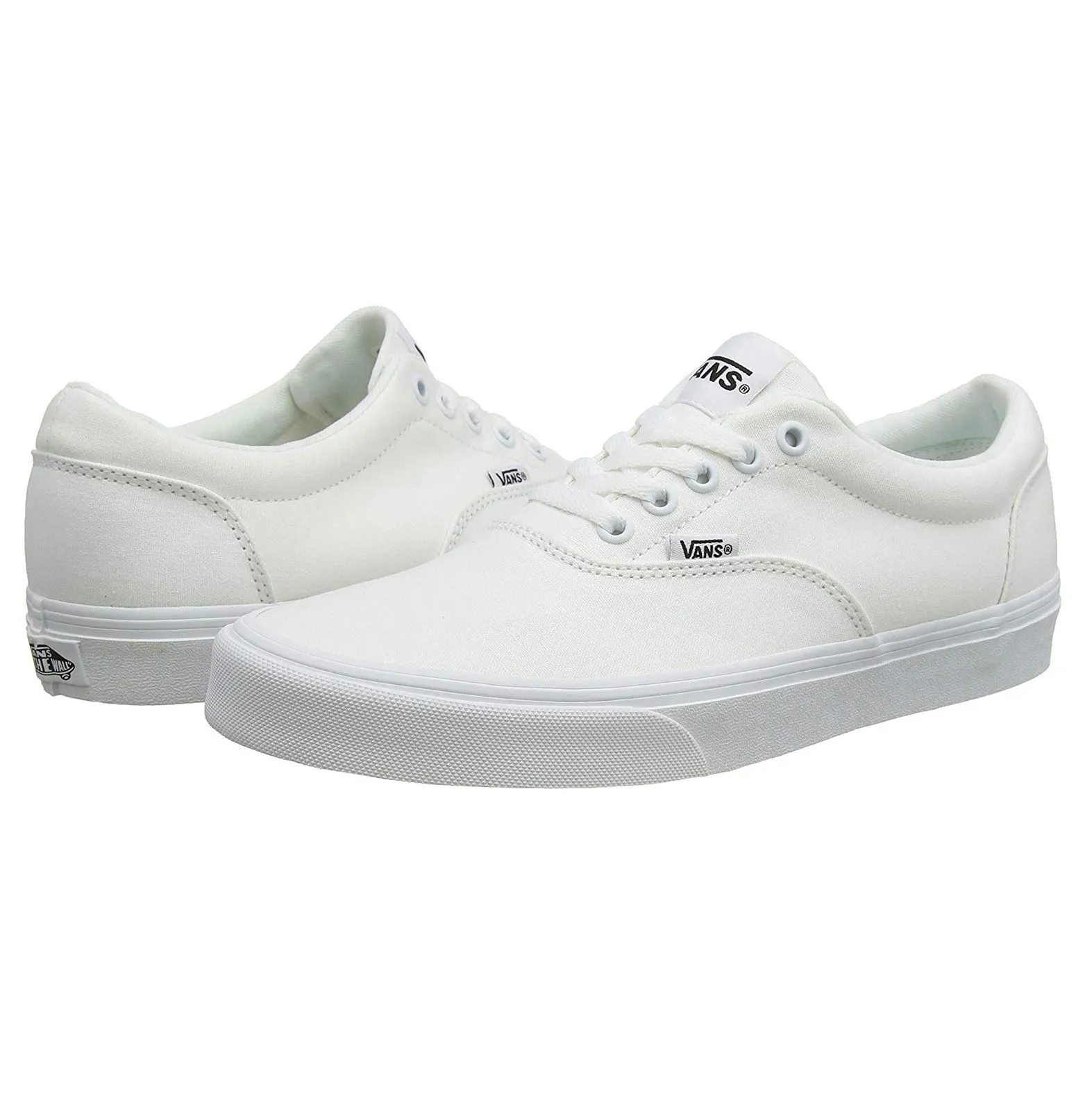 VANS Doheny Canvas Casual Trainers Triple White