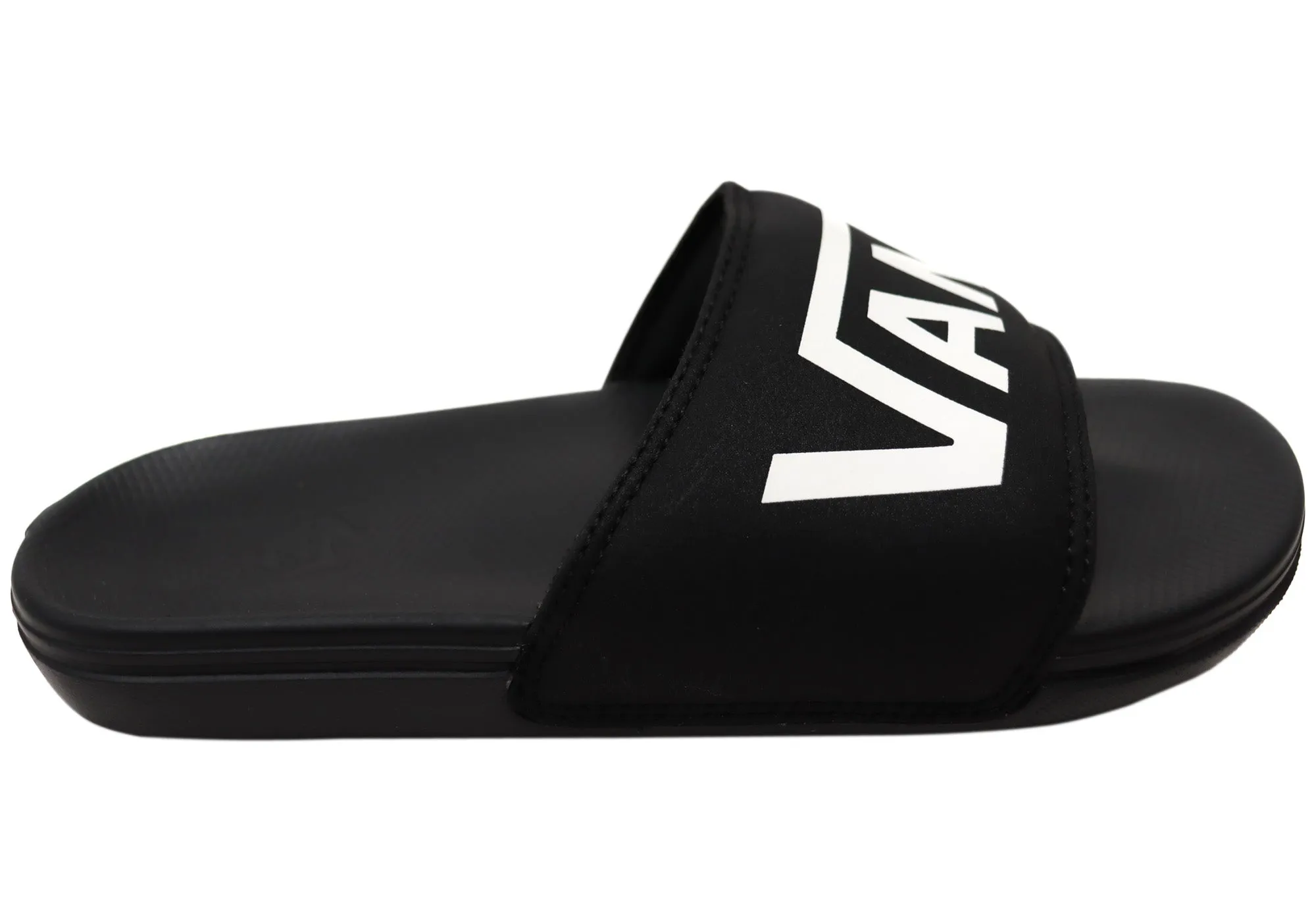 Vans La Costa Slide On Unisex Comfortable Slides Sandals Black Black