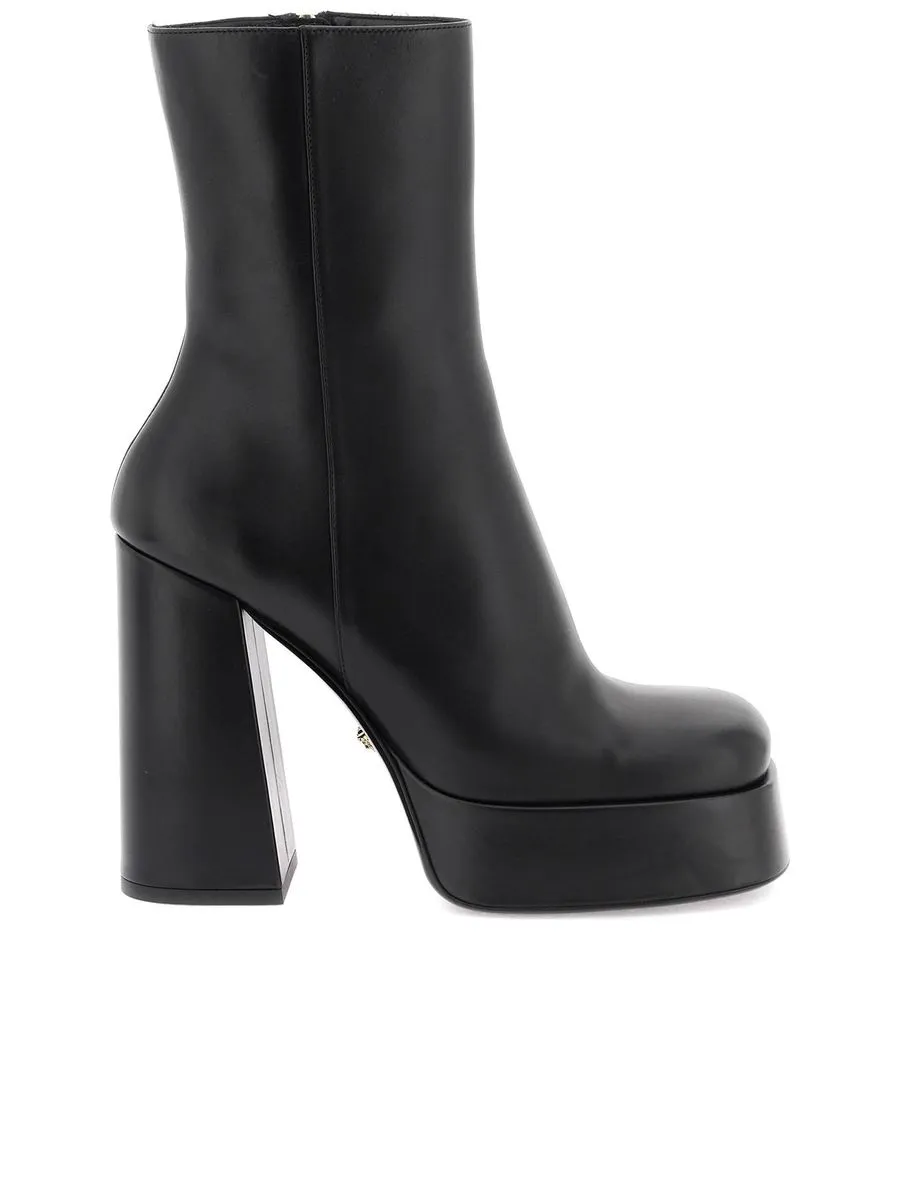 Versace Aevitas Leather Boots