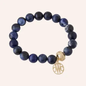 Victoire Blue Sodalite Bracelet - 10mm Stretch Bracelet