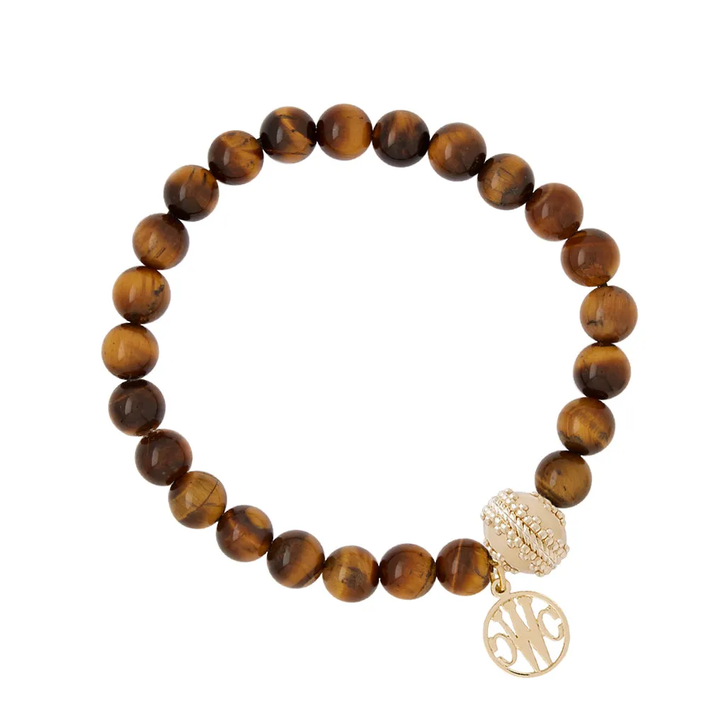 Victoire Tiger's Eye Stretch Bracelet  8mm