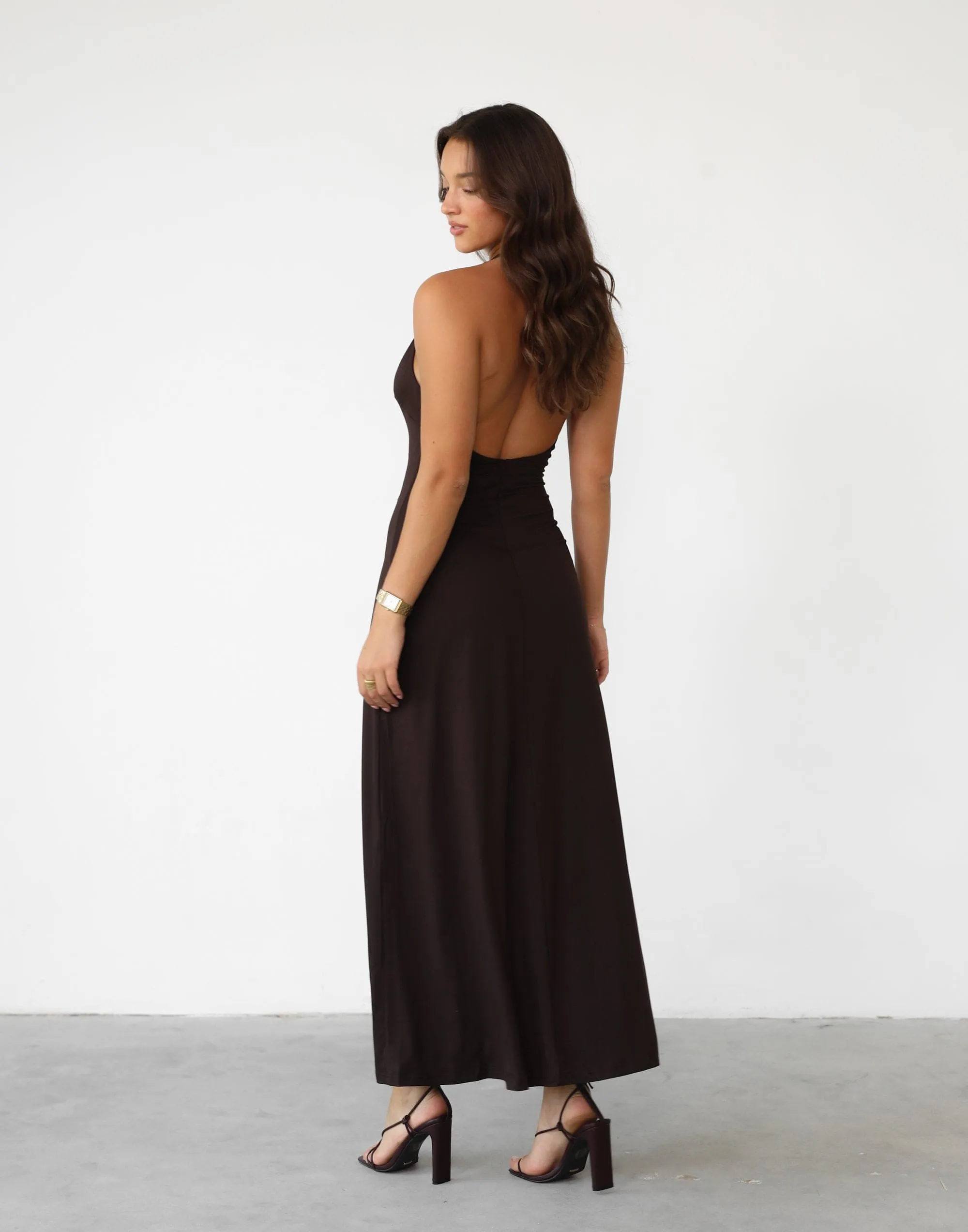 Maxi Dress in Chocolate