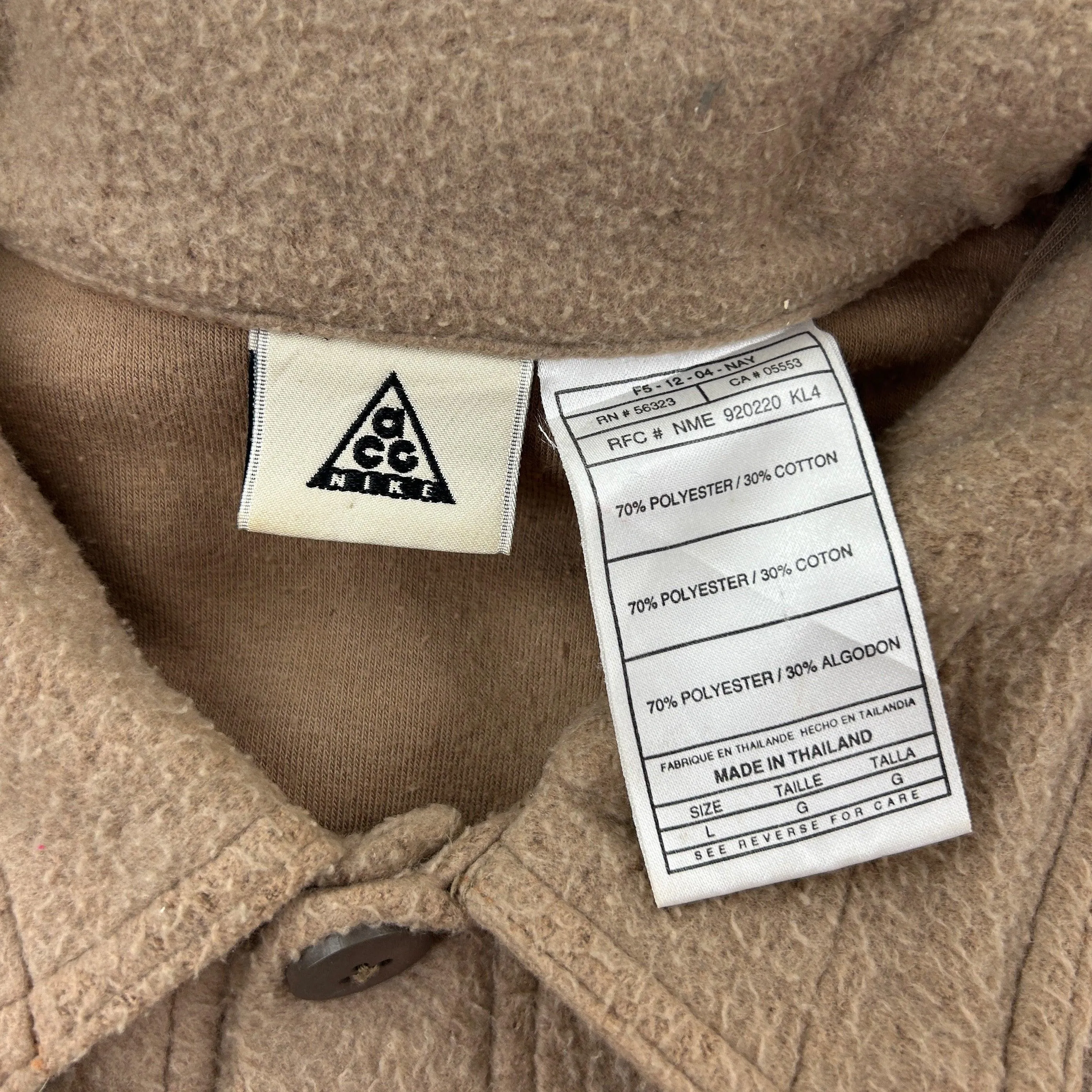 Vintage Nike ACG Fleece Large Size