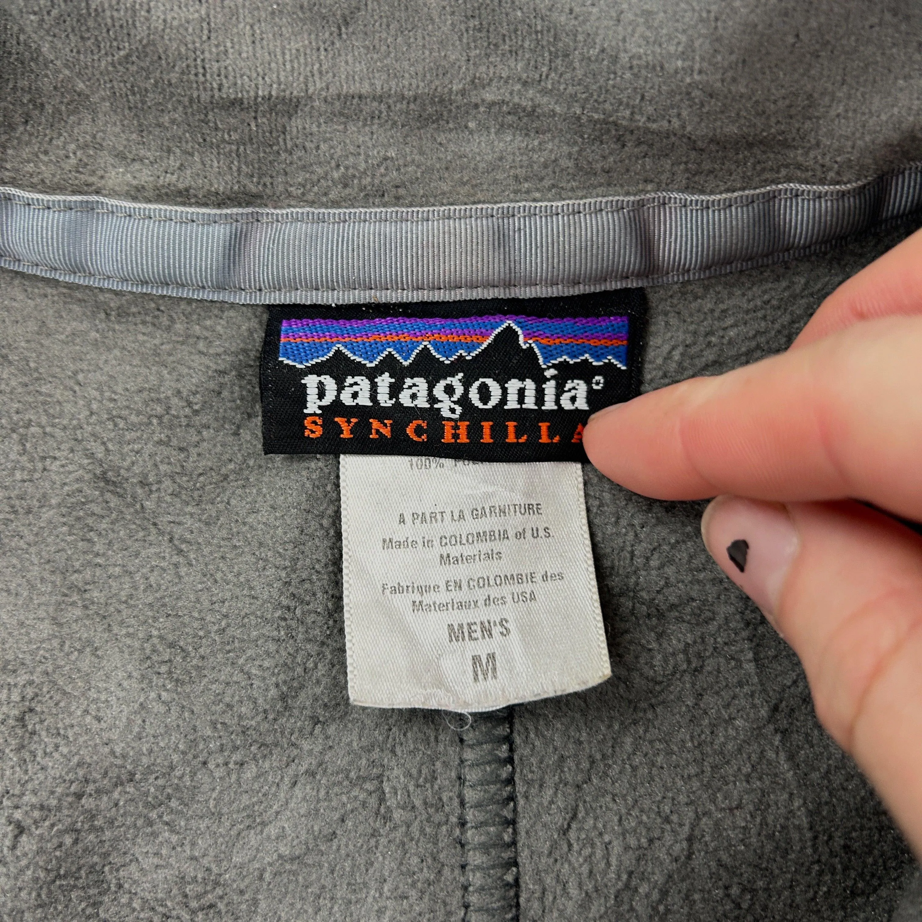 Patagonia Synchilla Fleece Jacket Men's Medium Vintage.