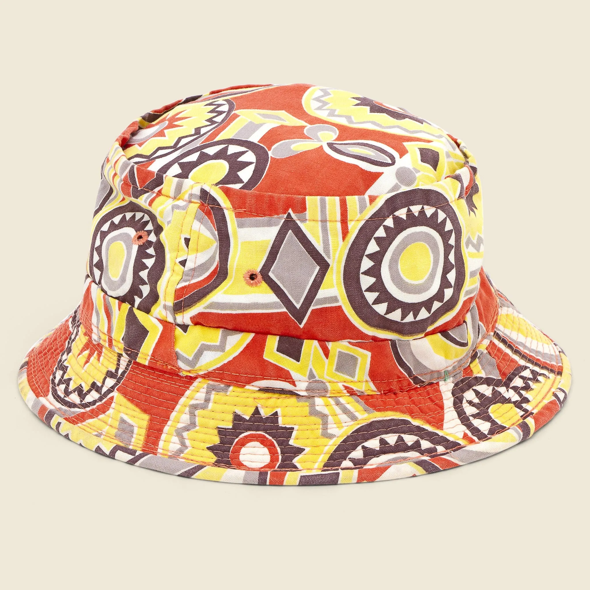 Vintage Printed Bucket Hat