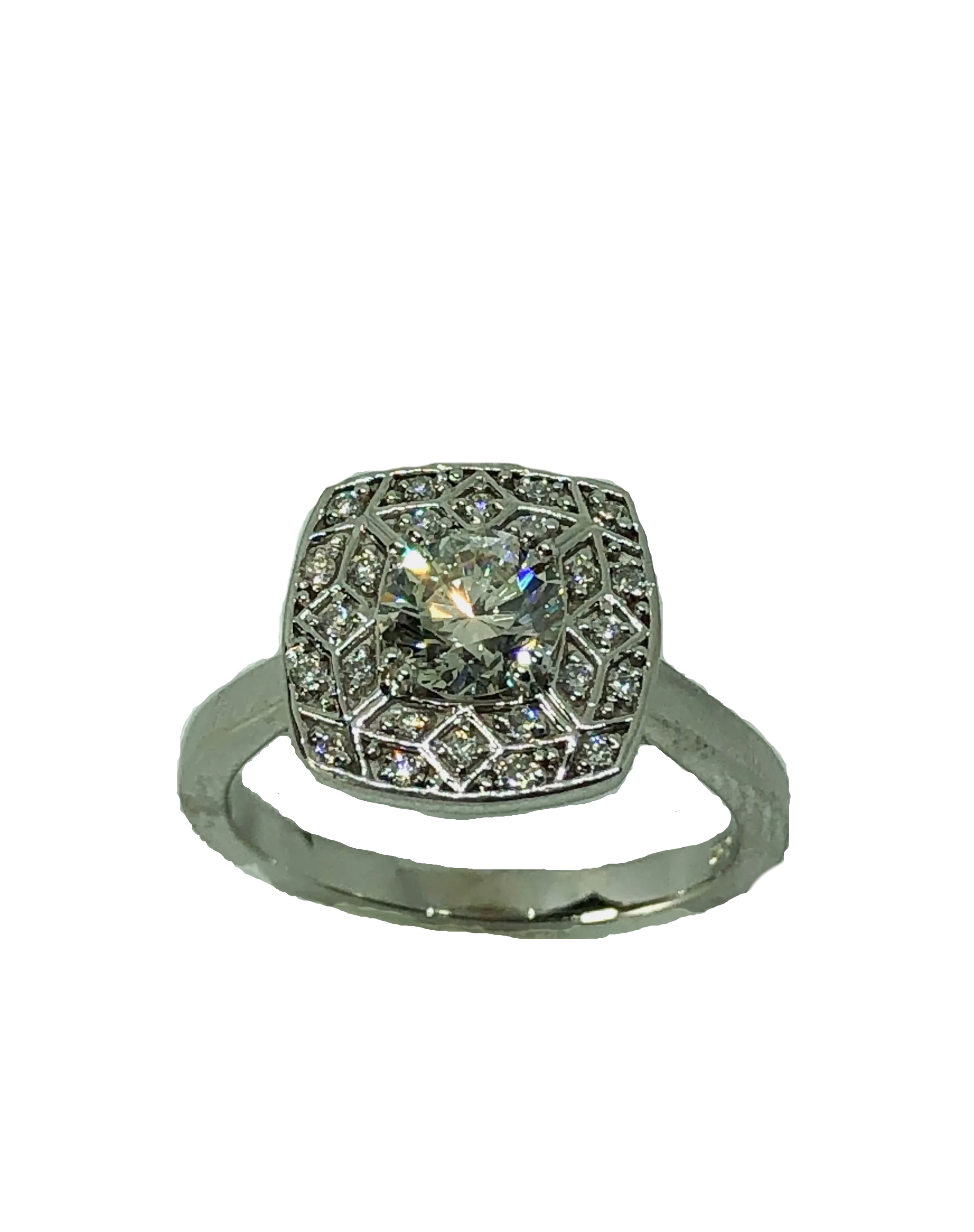 Diamond Ring with Vintage Style