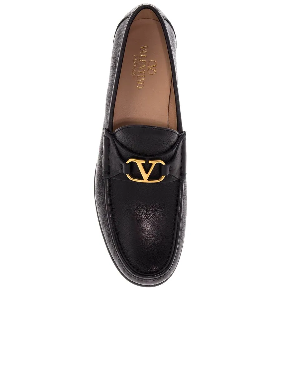 Vlogo Signature Leather Moccasins