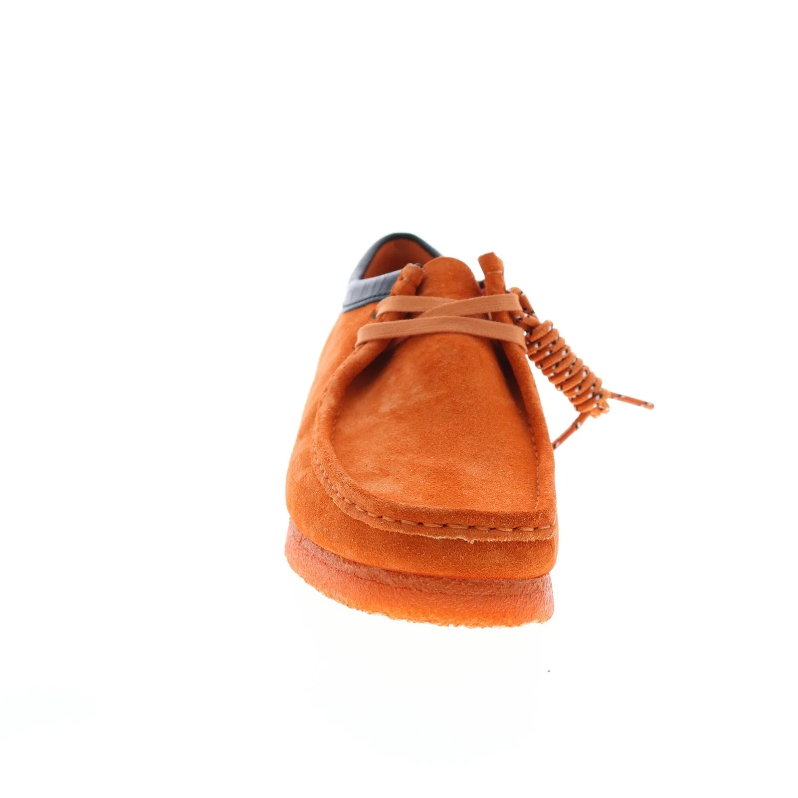 Wallabee 26163072 Orange Suede Oxfords & Lace Ups for Men by Clarks