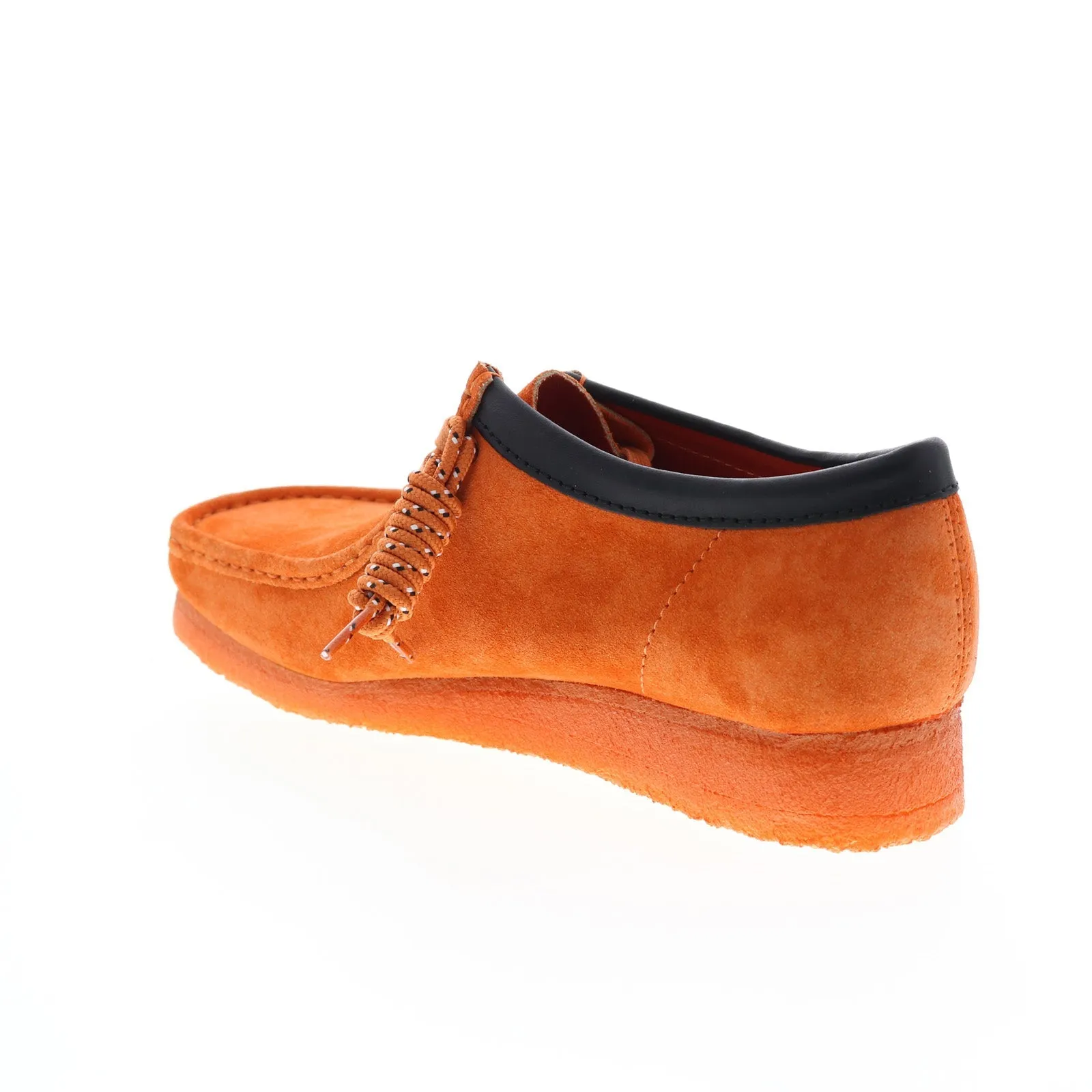 Wallabee 26163072 Orange Suede Oxfords & Lace Ups for Men by Clarks