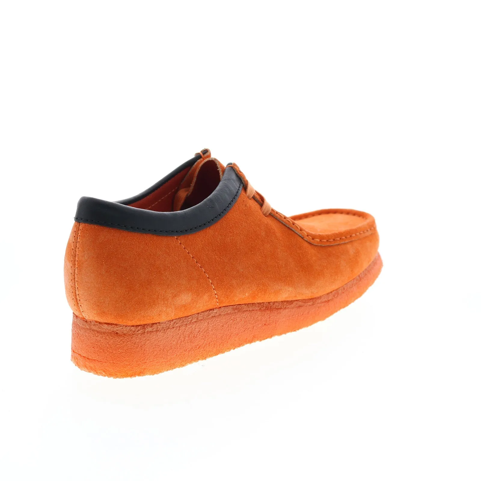 Wallabee 26163072 Orange Suede Oxfords & Lace Ups for Men by Clarks