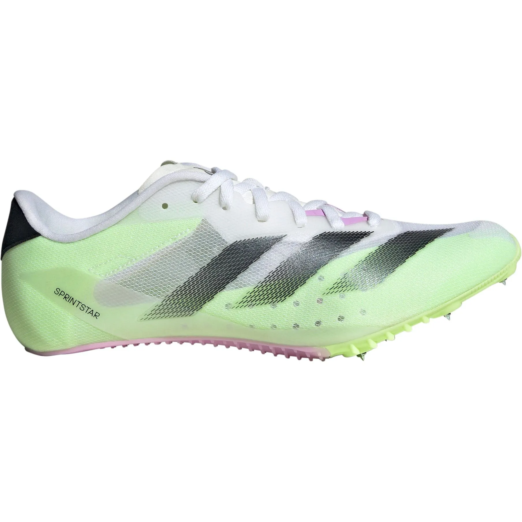 White adidas Adizero Sprintstar Running Spikes