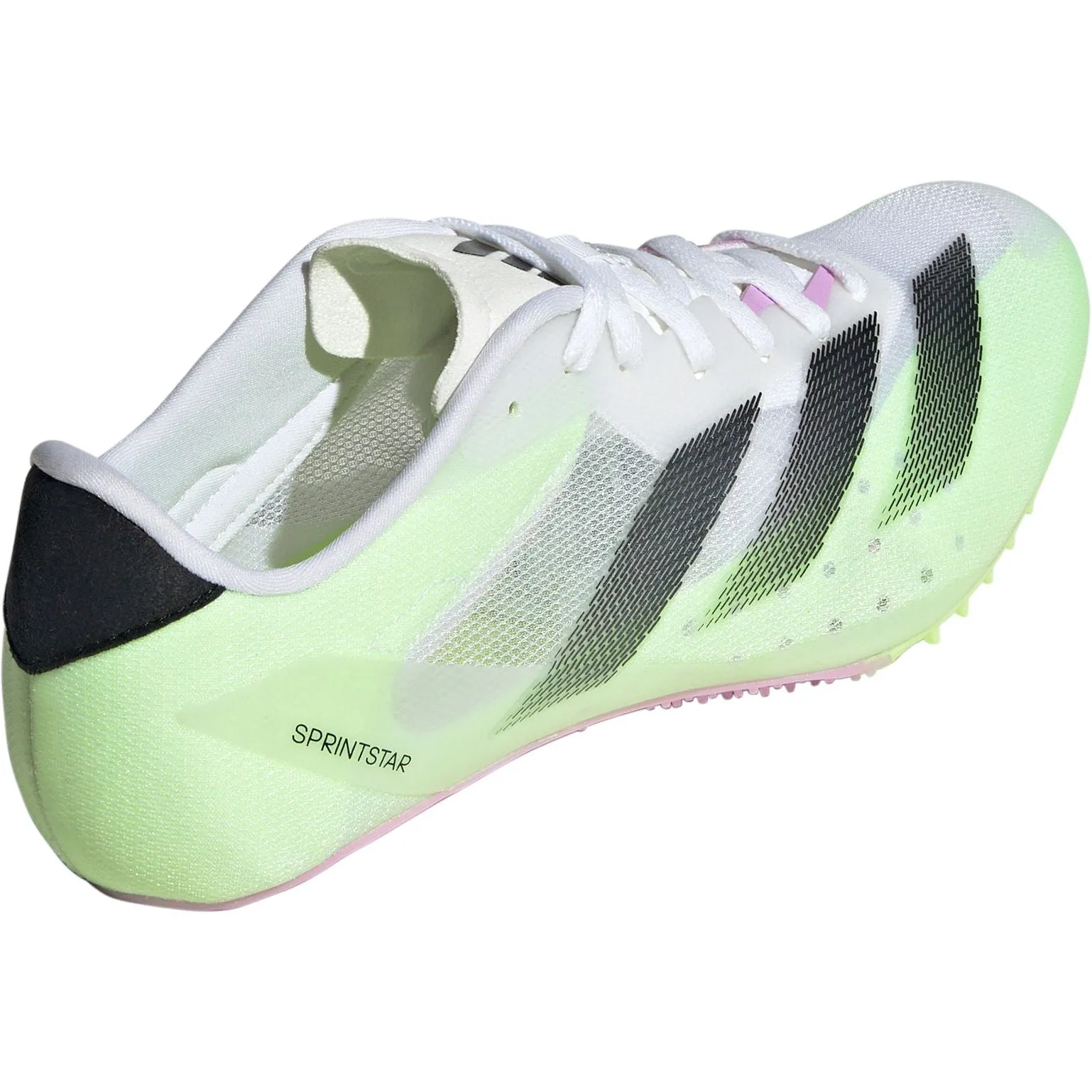 White adidas Adizero Sprintstar Running Spikes