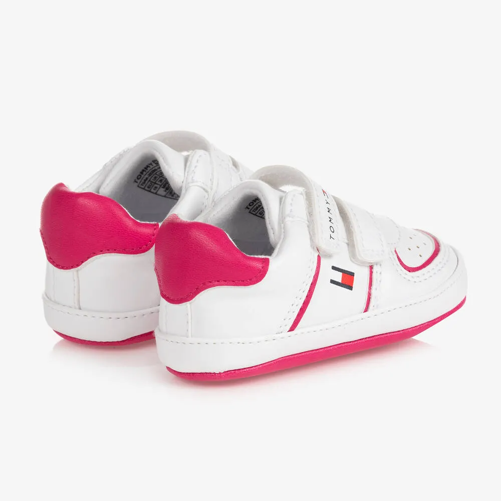 White Pre-Walker Baby Trainers