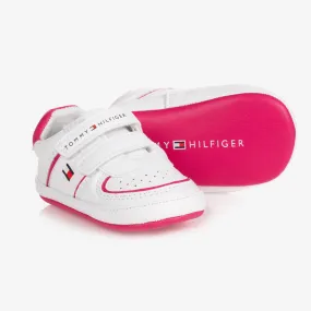 White Pre-Walker Baby Trainers