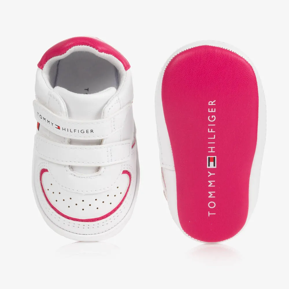 White Pre-Walker Baby Trainers