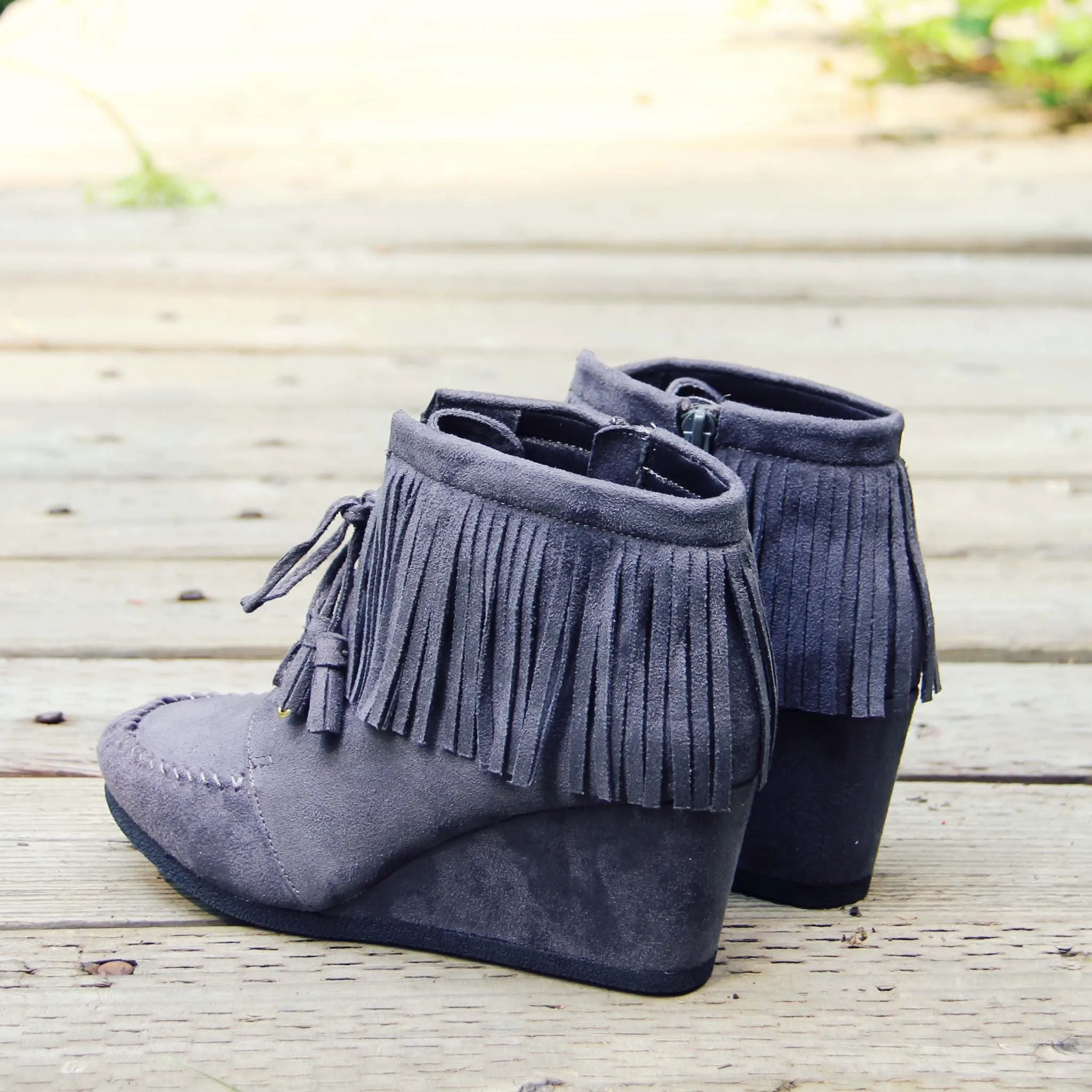 Wild & Wander Moccasins in Gray