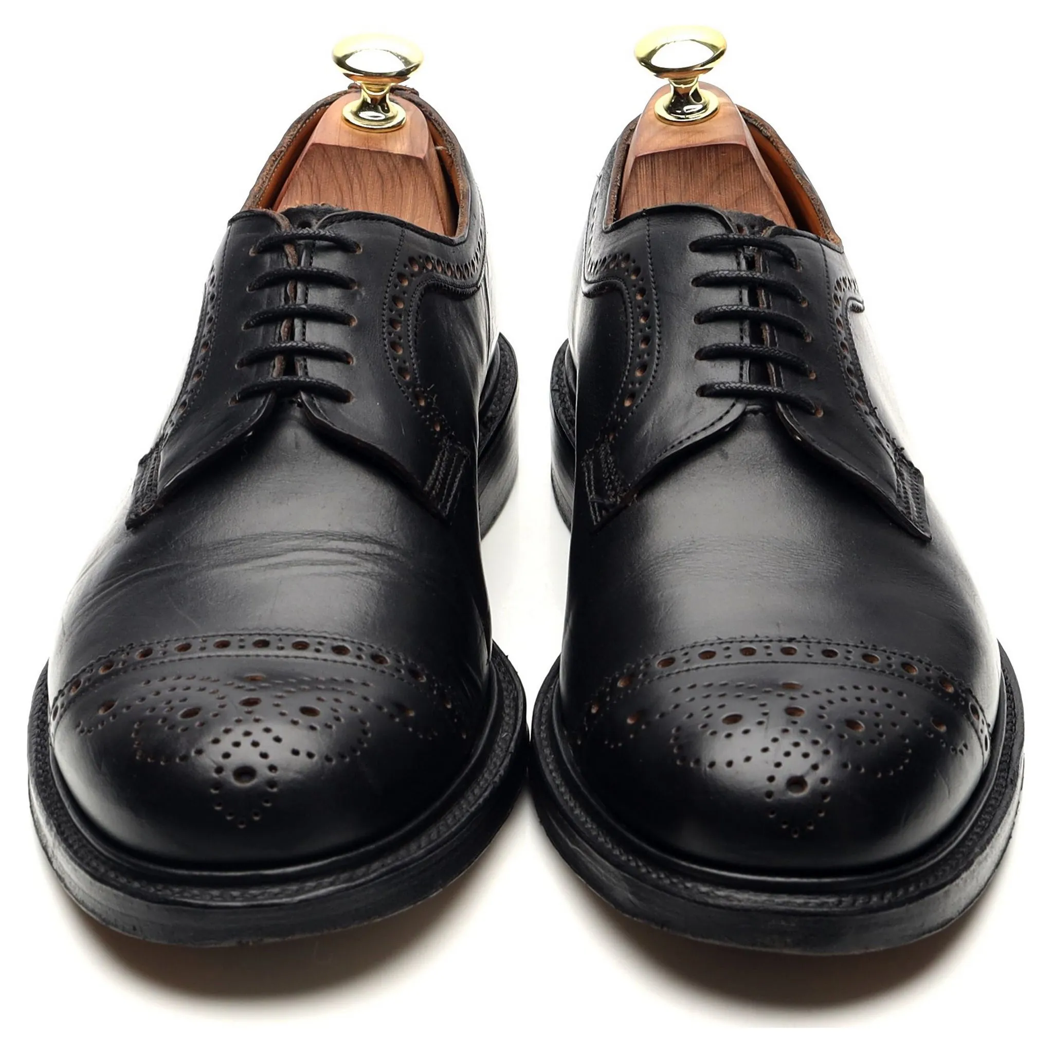 'Wilde II' Black Leather Derby UK 7.5 G