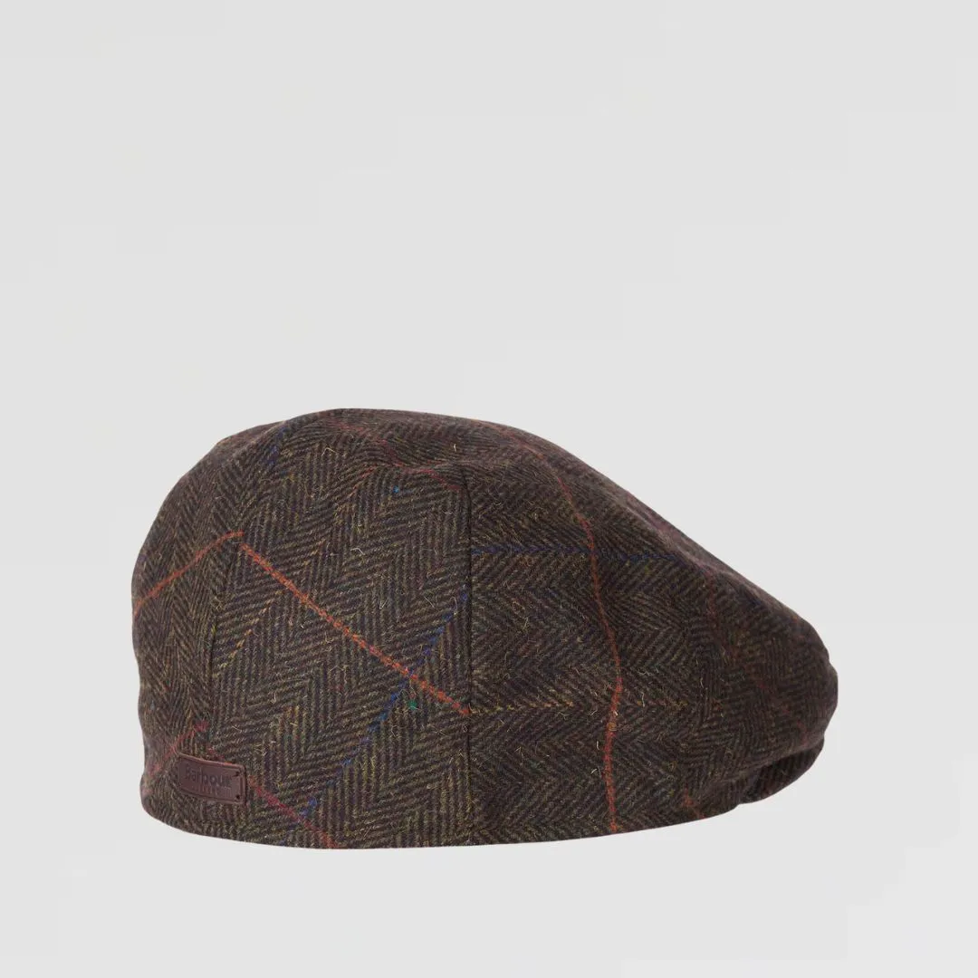 Wilkin Flat Cap (Olive Herringbone)