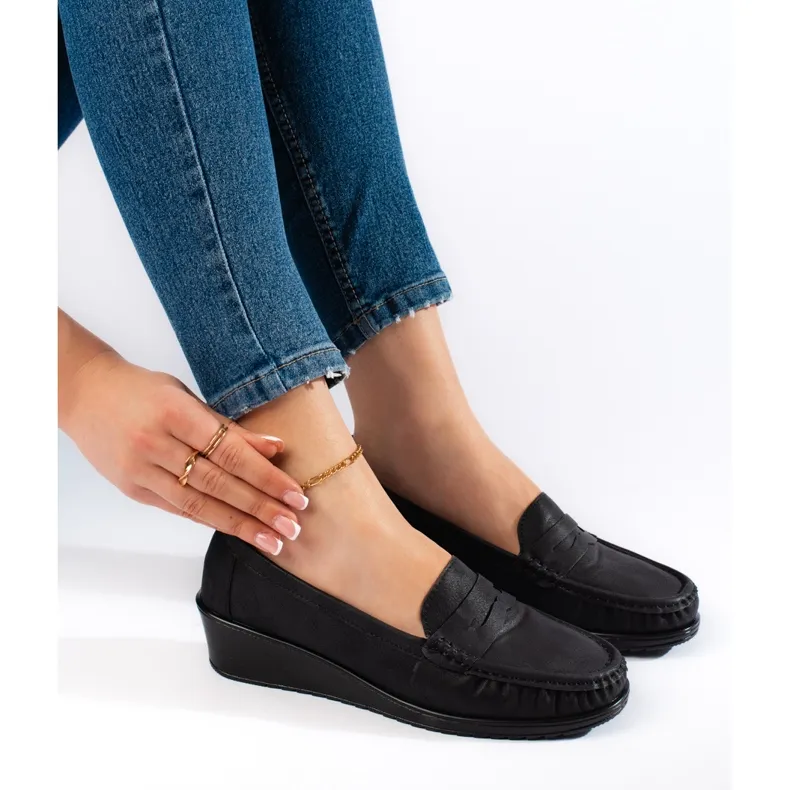 Black Women's Moccasins