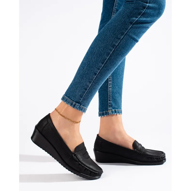 Black Women's Moccasins