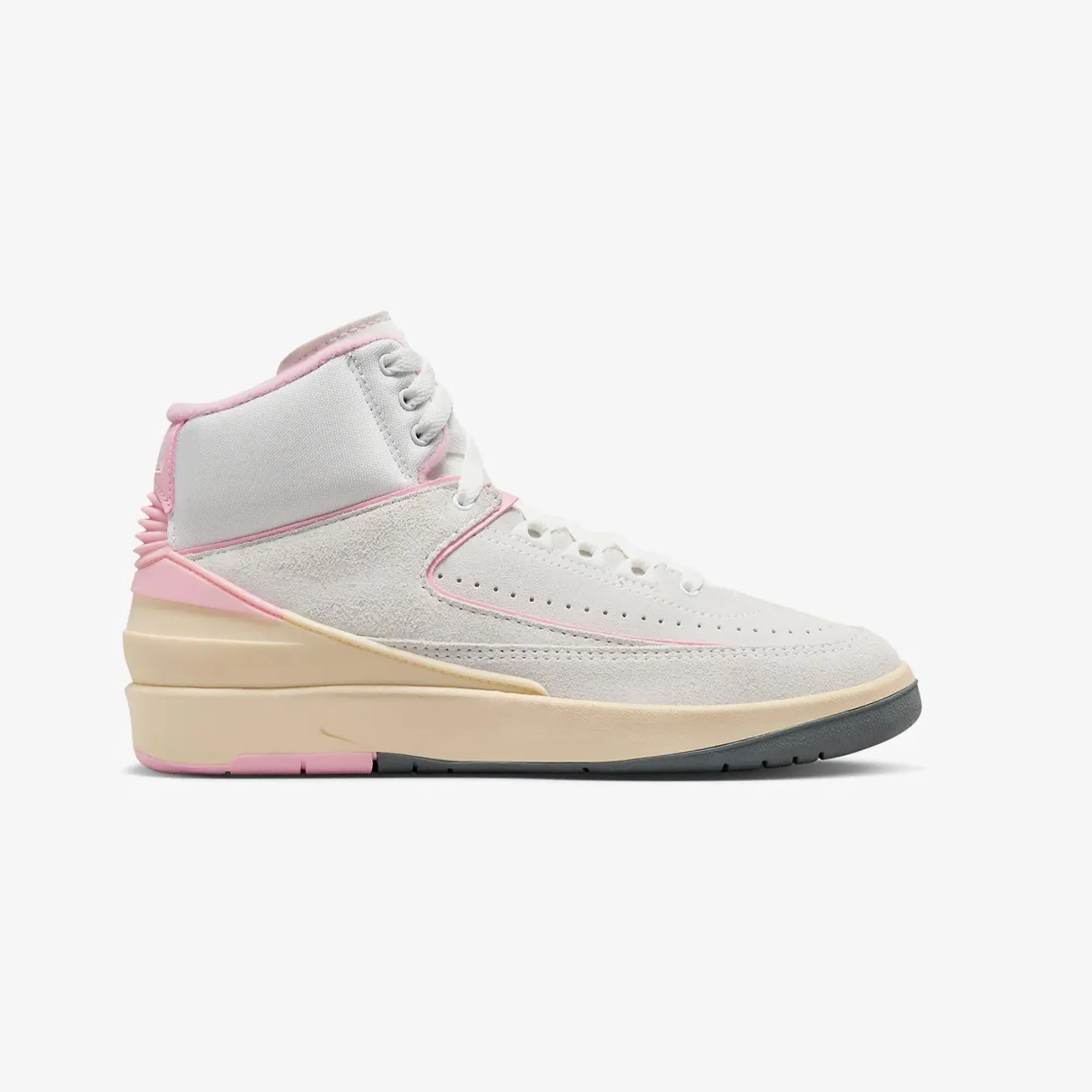 Women's Air Jordan 2 Summit White Gym Red Med Soft Pink