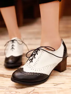 Black Lace Up Brogues