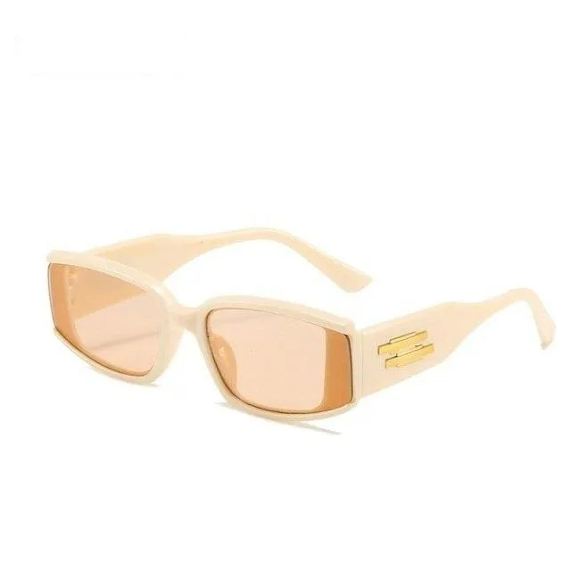 Women's Candy Shades Small Square Mirror Gradient Sunglasses