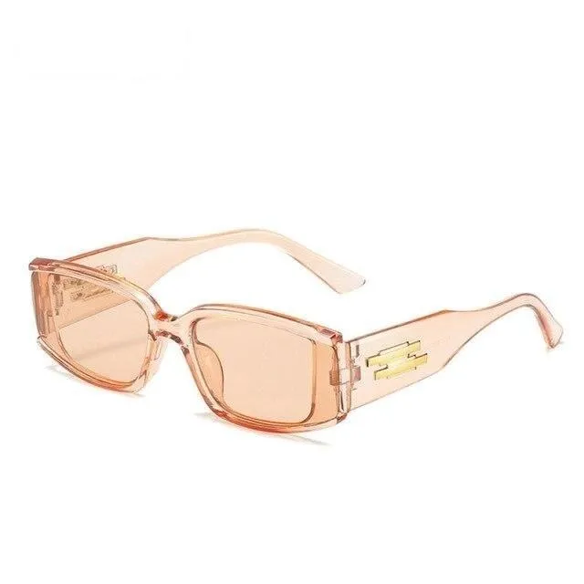 Women's Candy Shades Small Square Mirror Gradient Sunglasses