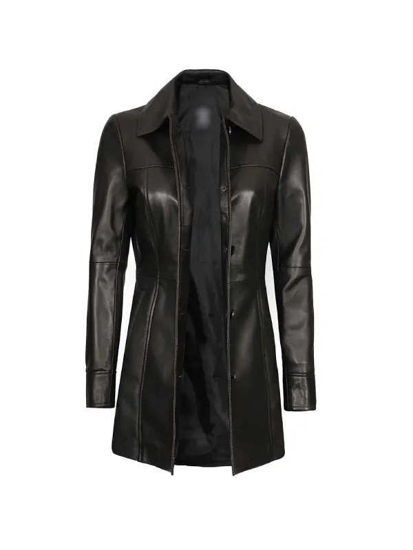 Black Leather Jacket for Women