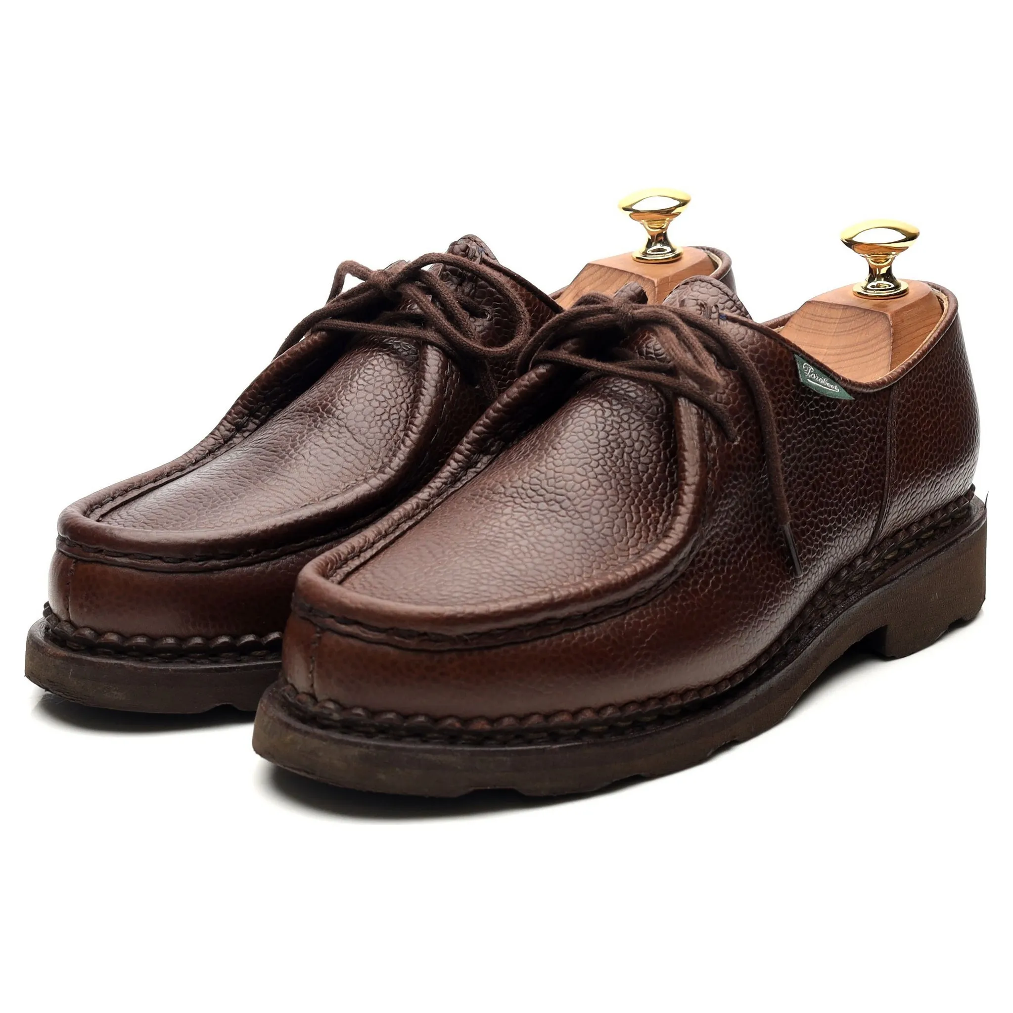 Women's 'Michael' Dark Brown Leather Derby UK 6