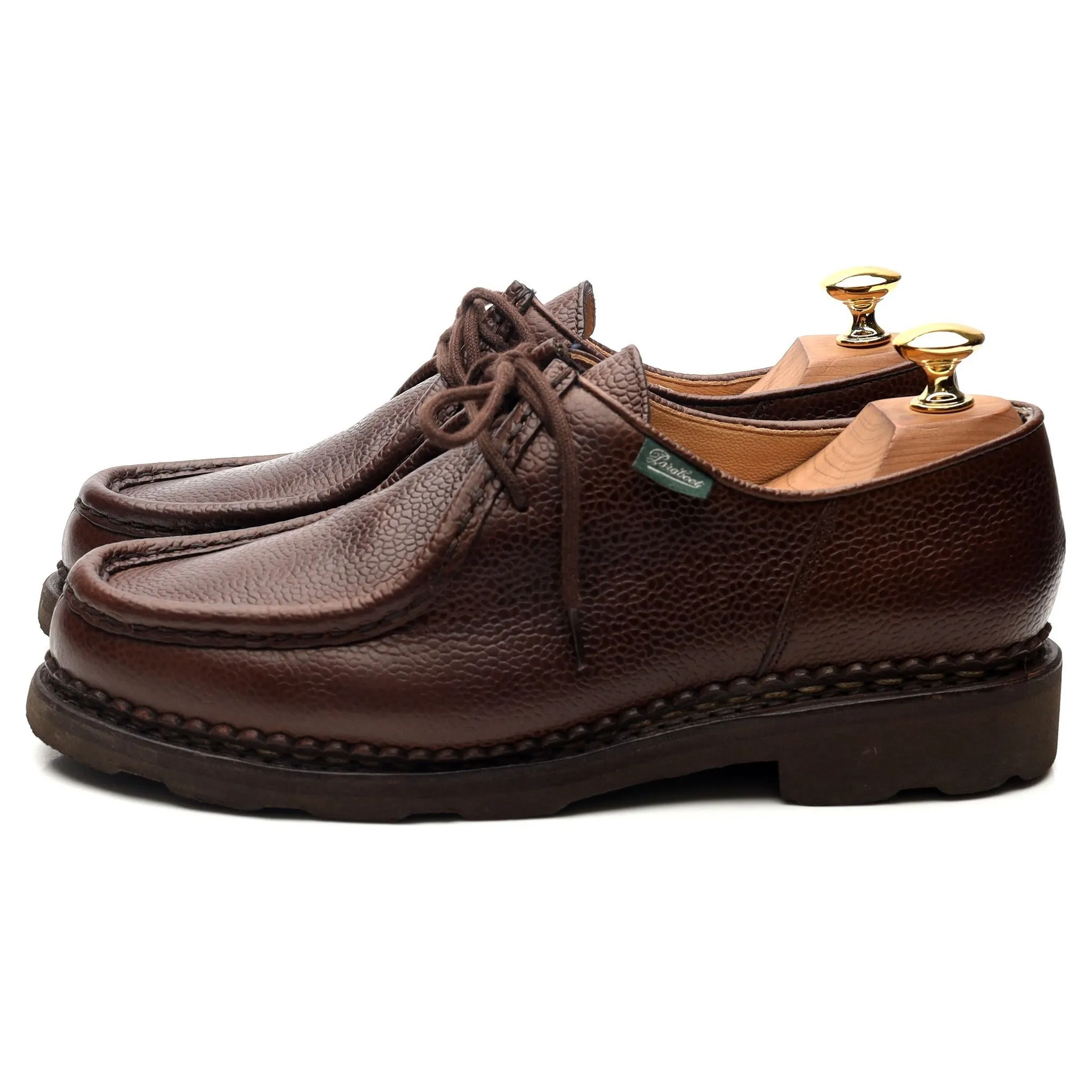 Women's 'Michael' Dark Brown Leather Derby UK 6