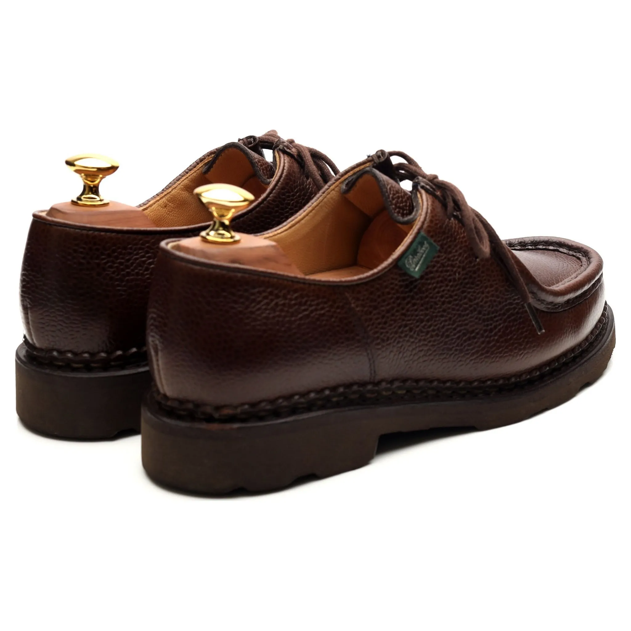 Women's 'Michael' Dark Brown Leather Derby UK 6