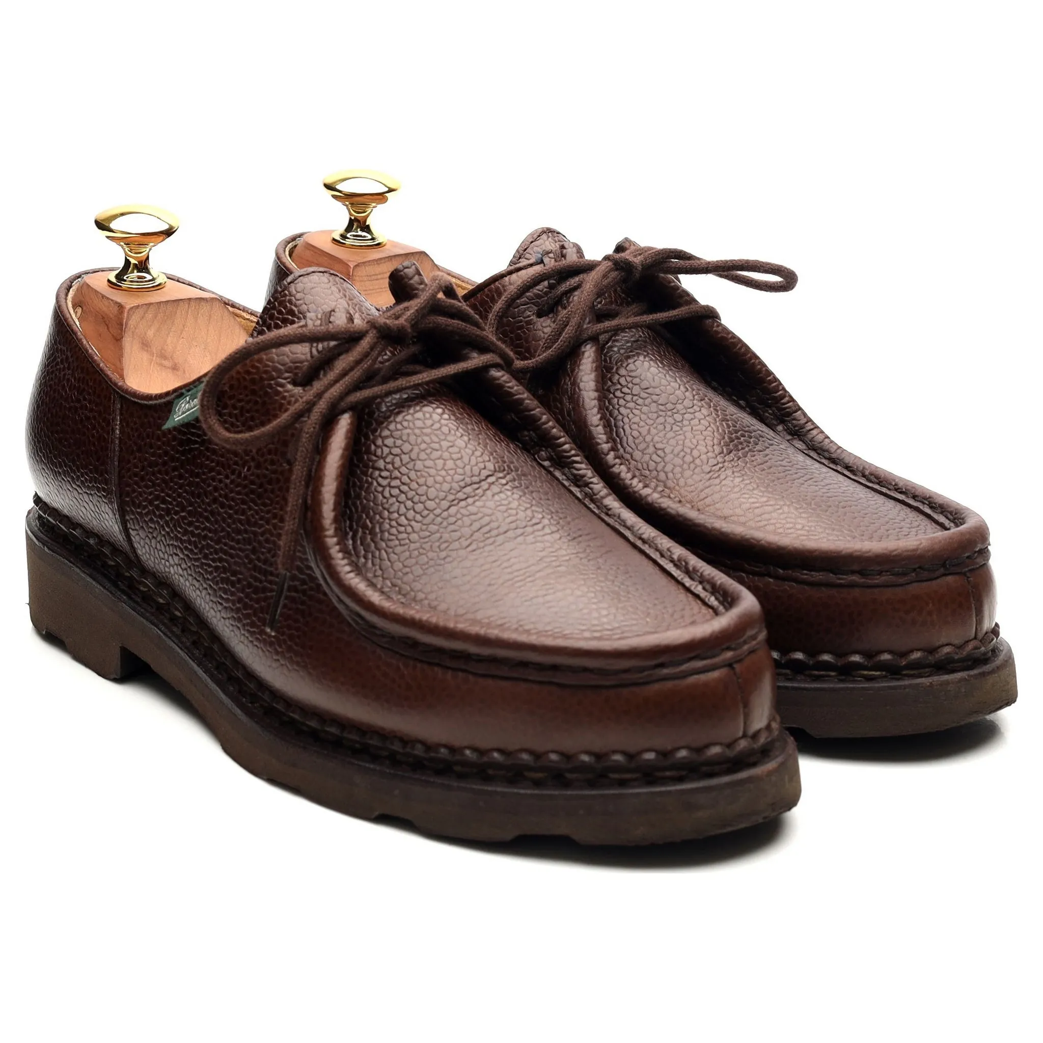 Women's 'Michael' Dark Brown Leather Derby UK 6