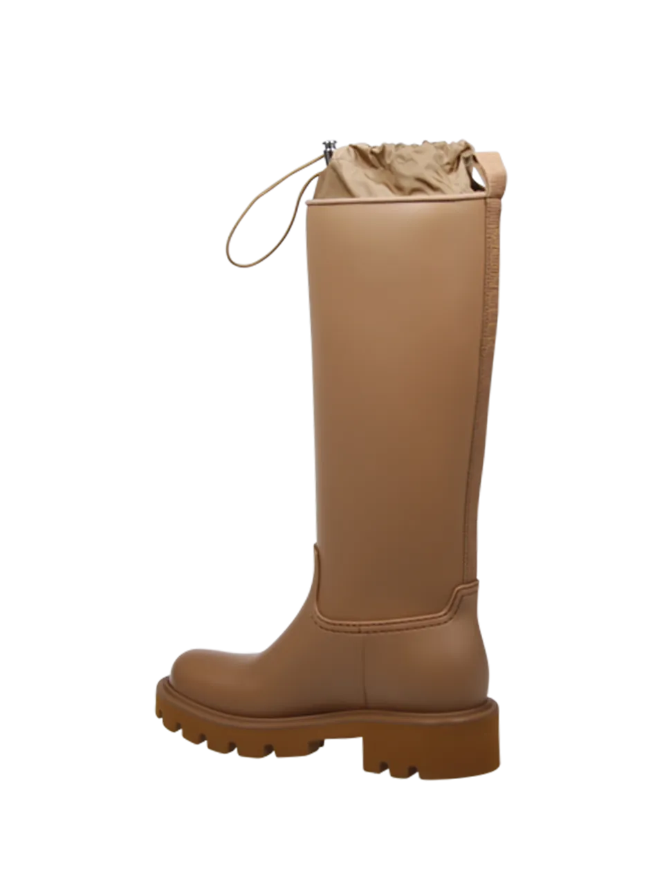 Women's Moncler Beige PVC Kickstream Rain Boots