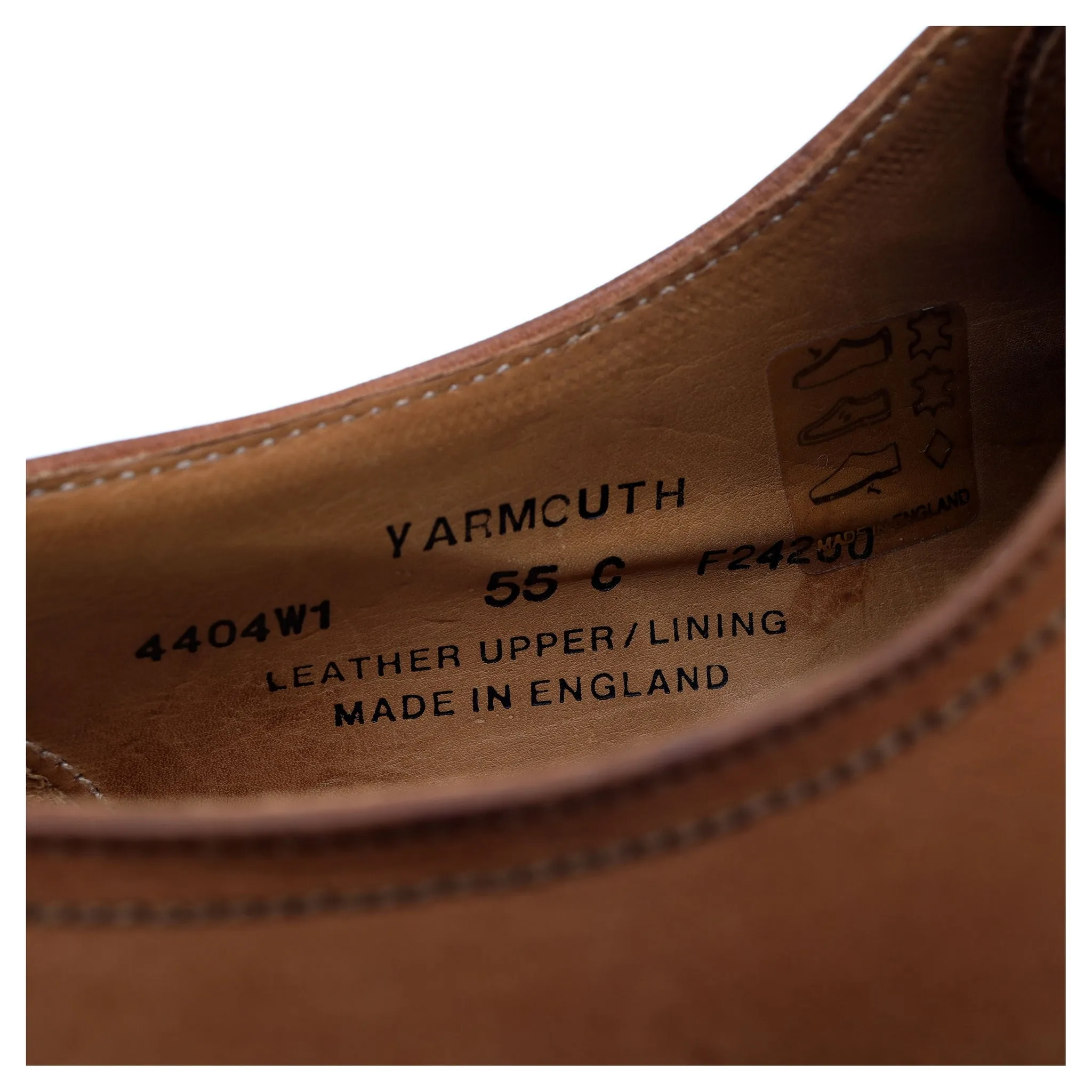 Women's 'Yarmouth' Tan Brown Nubuck Suede Derby UK 4 C