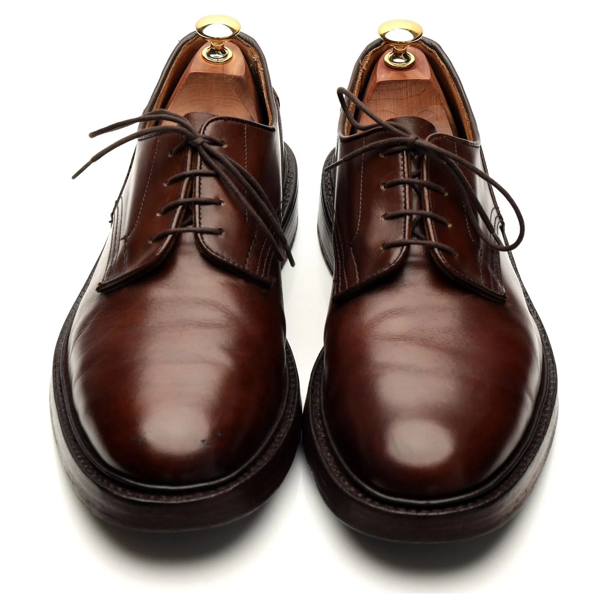 'Woodstock' Brown Leather Derby UK 9