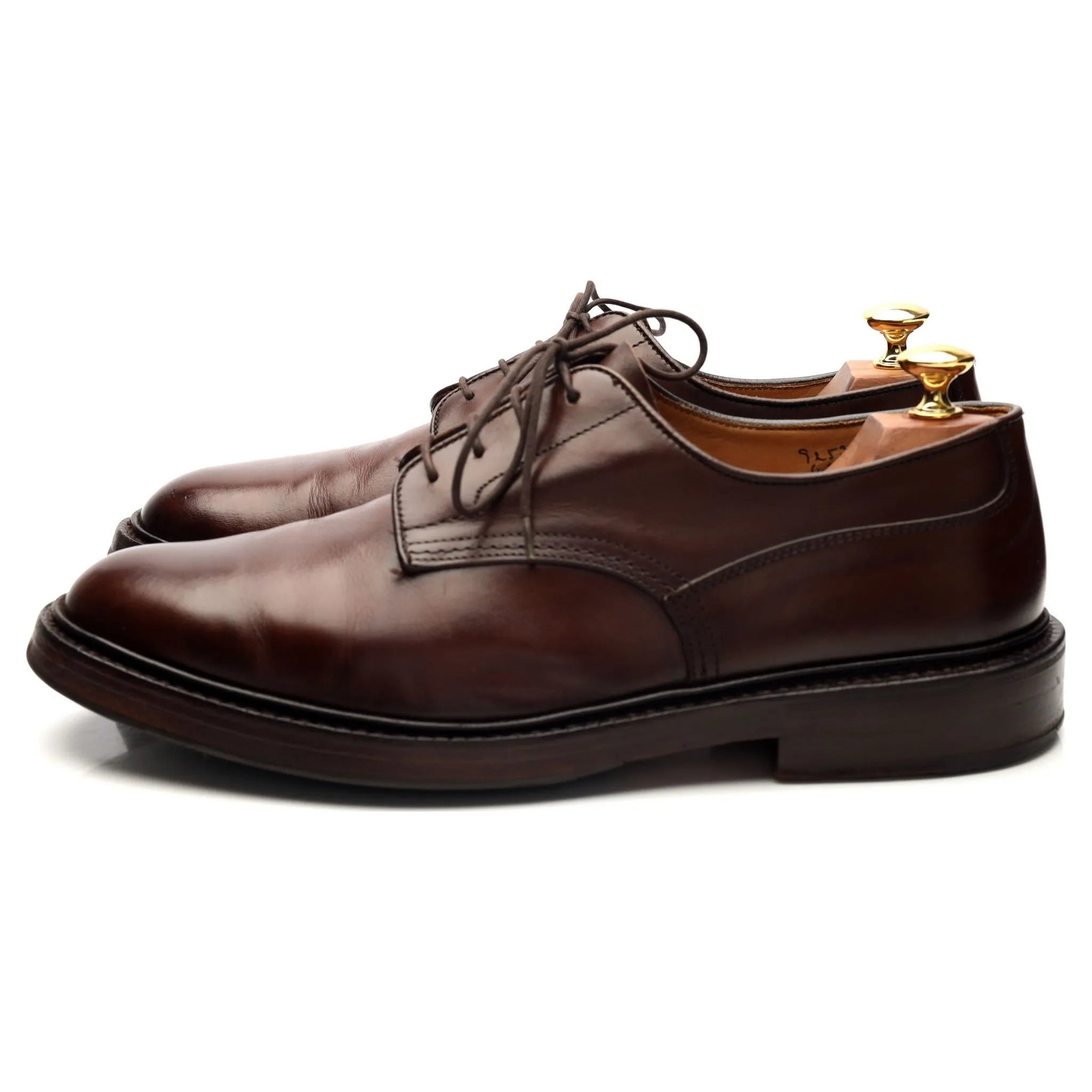 'Woodstock' Brown Leather Derby UK 9